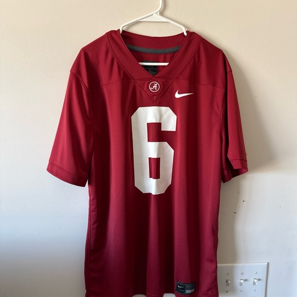 Nike Men's Crimson Jersey with White Number